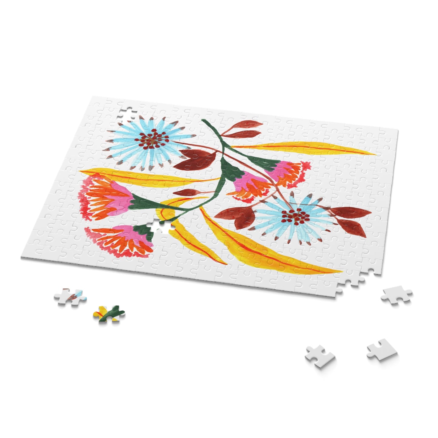 Pink Flower. Puzzle (120, 252, 500-Piece)