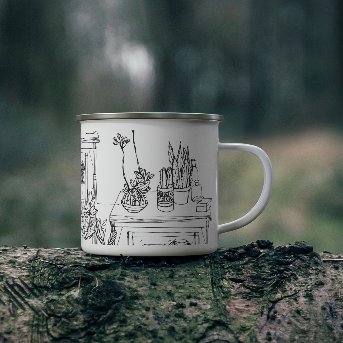 Sala de maticas 1. Taza esmaltada