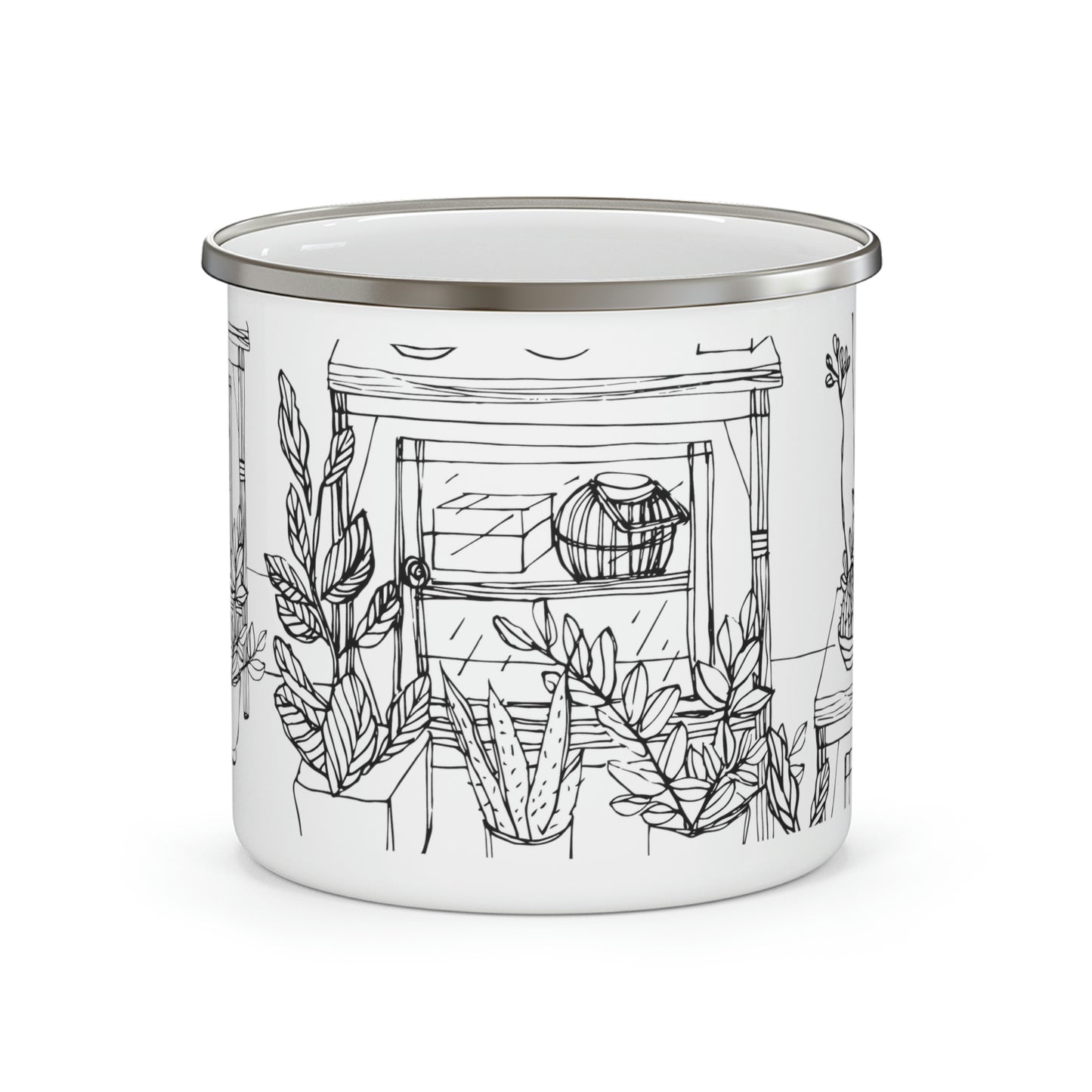 Sala de maticas 1. Taza esmaltada