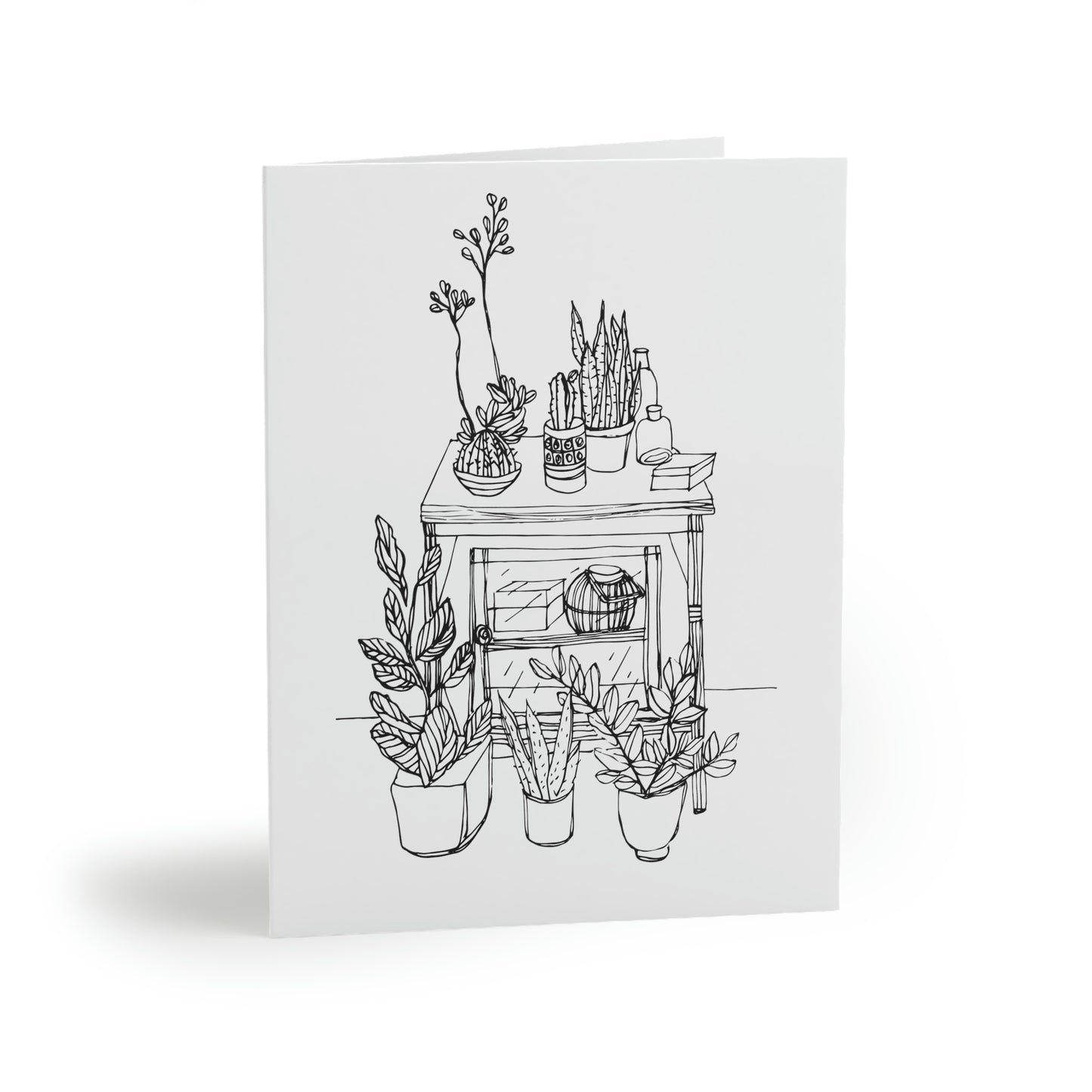 Sala de maticas 1. Set de 8 tarjetas con sobres 4.25"  5.5"