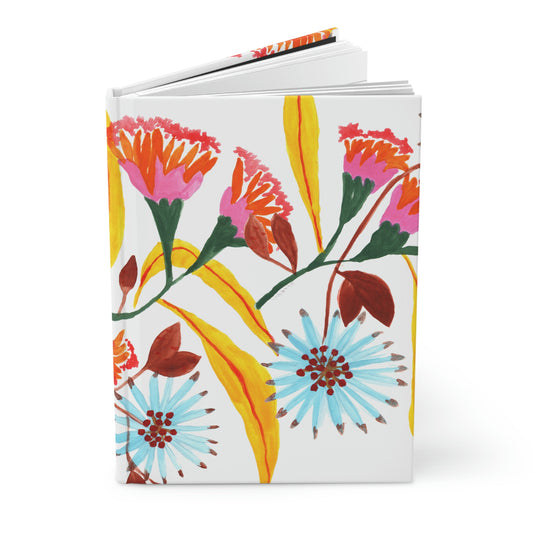 Pink Flower 1. Libreta en tapa dura