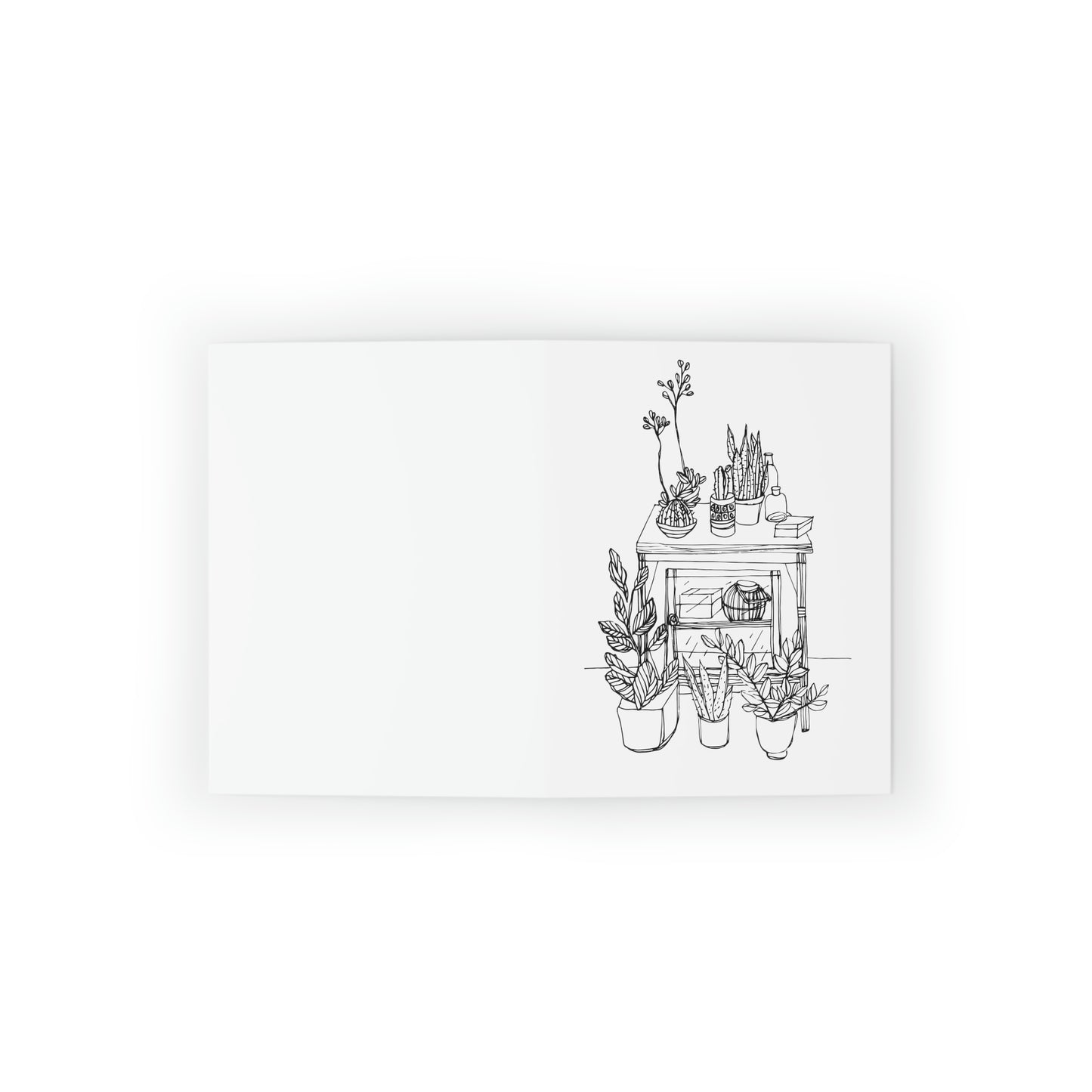 Sala de maticas 1. Set de 8 tarjetas con sobres 4.25"  5.5"