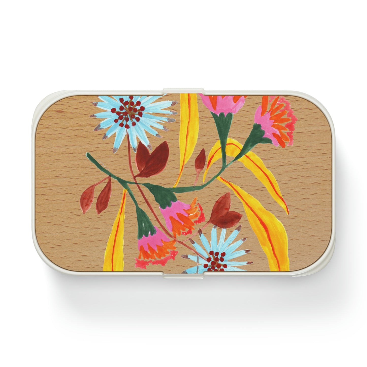 Pink Flower 1. Bento Lunch Box