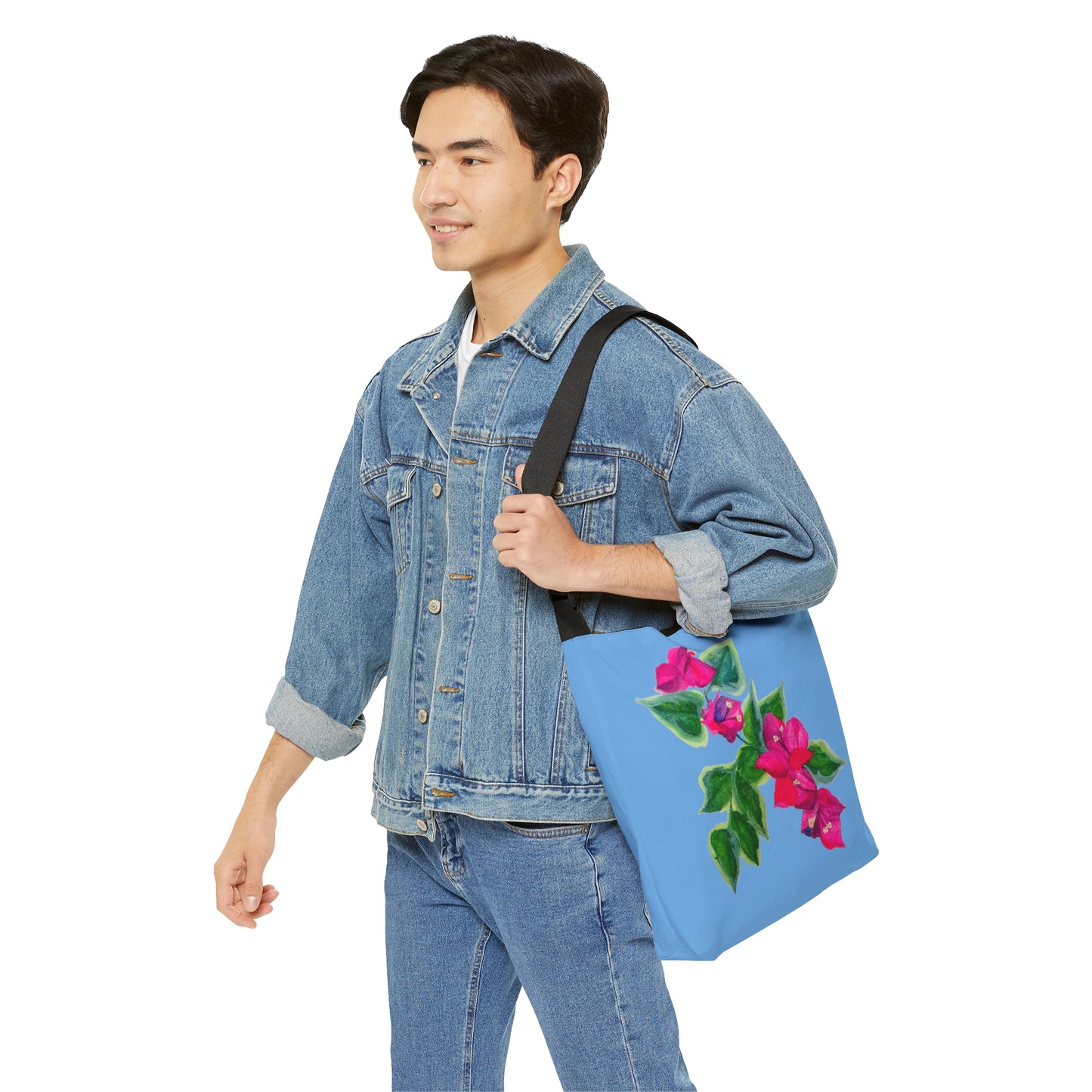 Trinitaria Azul. Adjustable Tote Bag (AOP)