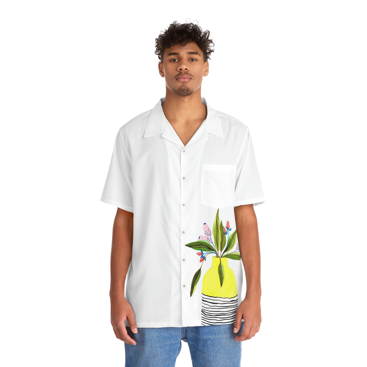 Florero Tropical 1. Camisa Hawaiana