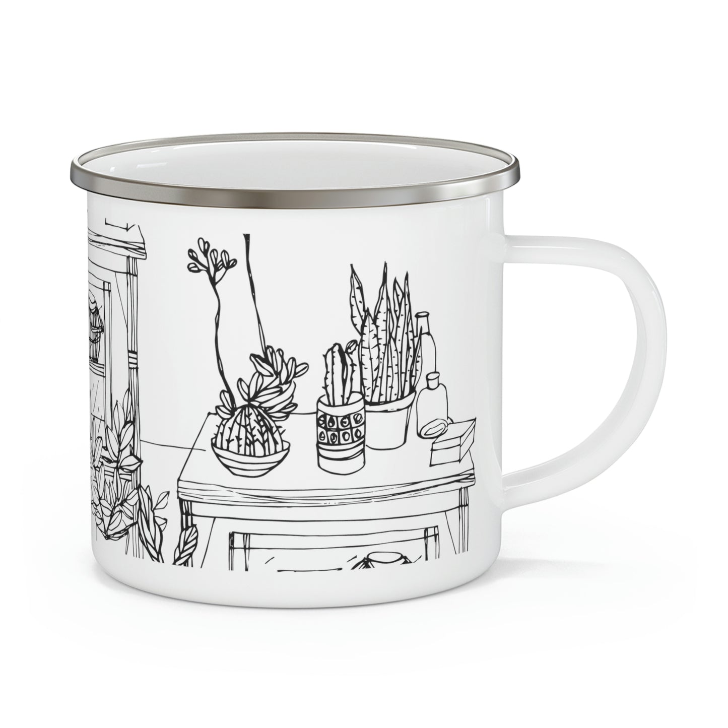 Sala de maticas 1. Taza esmaltada