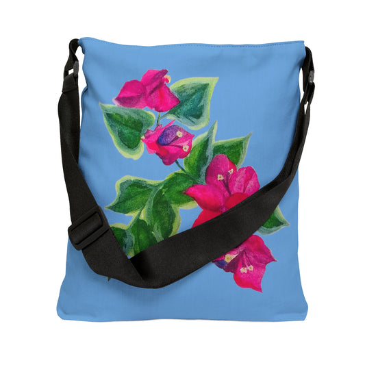 Trinitaria Azul. Adjustable Tote Bag (AOP)