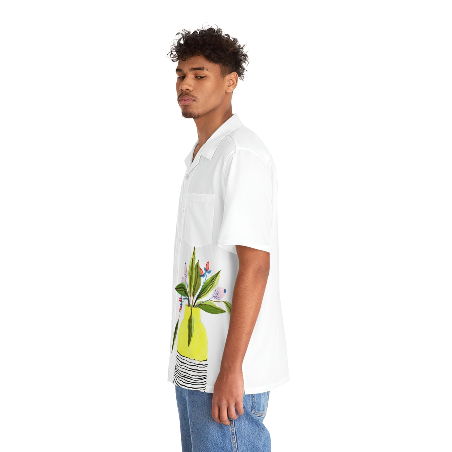 Florero Tropical 1. Camisa Hawaiana