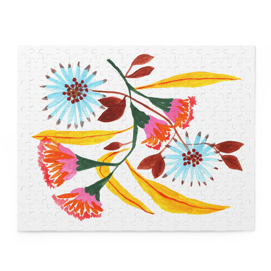 Pink Flower. Puzzle (120, 252, 500-Piece)