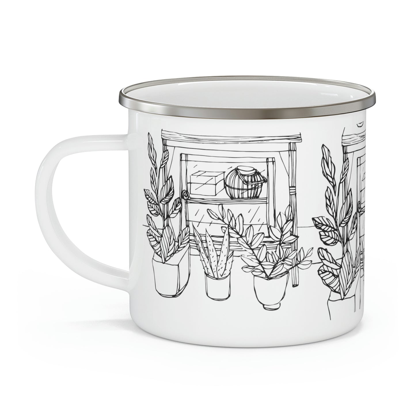 Sala de maticas 1. Taza esmaltada