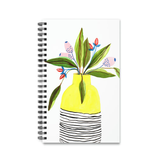 Florero tropical 1. Libreta con espiral.