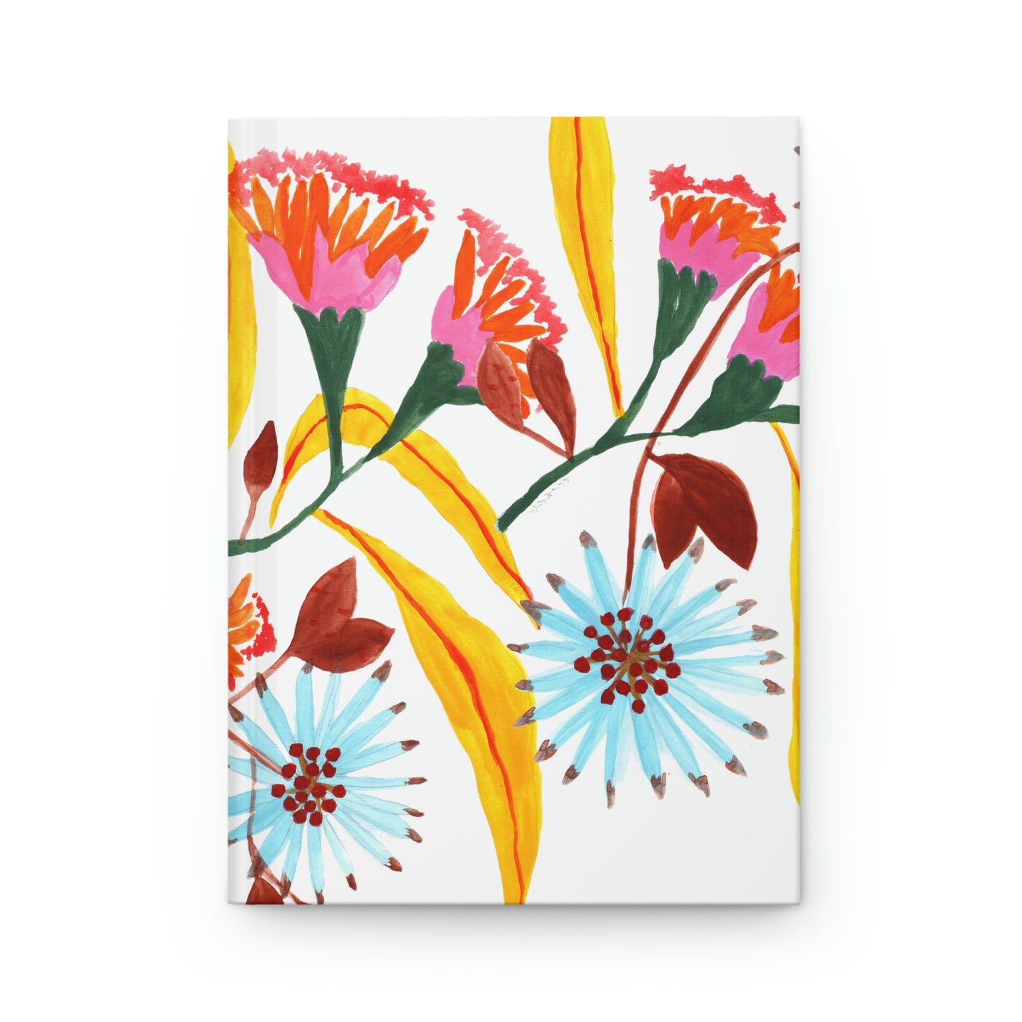 Pink Flower 1. Libreta en tapa dura