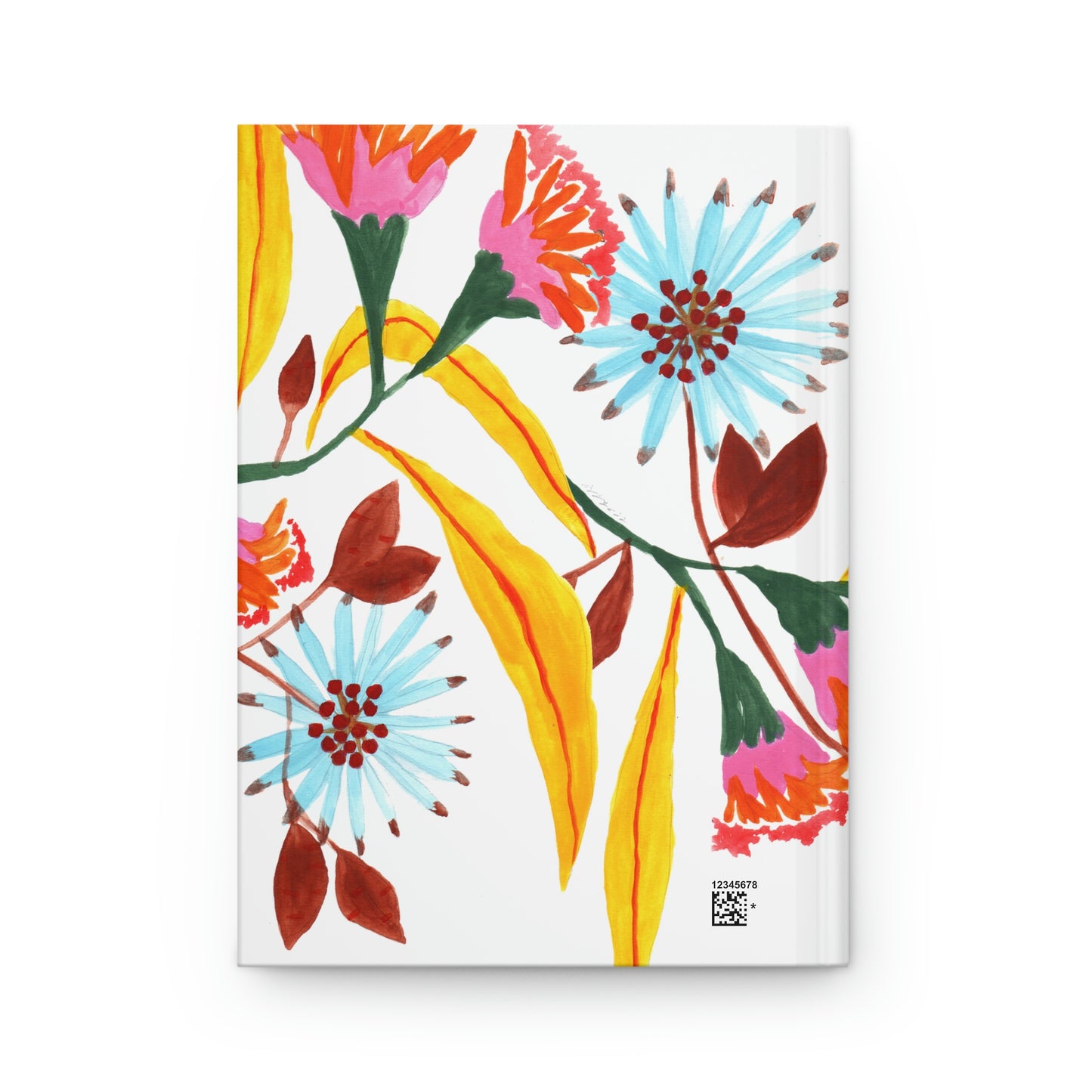 Pink Flower 1. Libreta en tapa dura