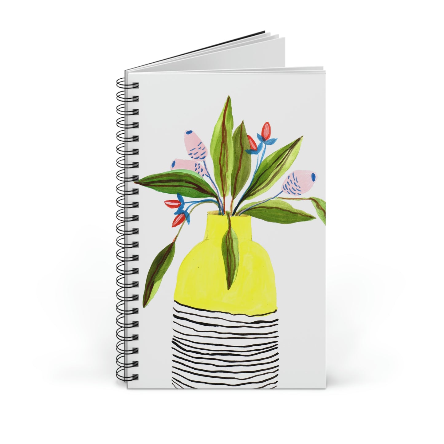 Florero tropical 1. Libreta con espiral.