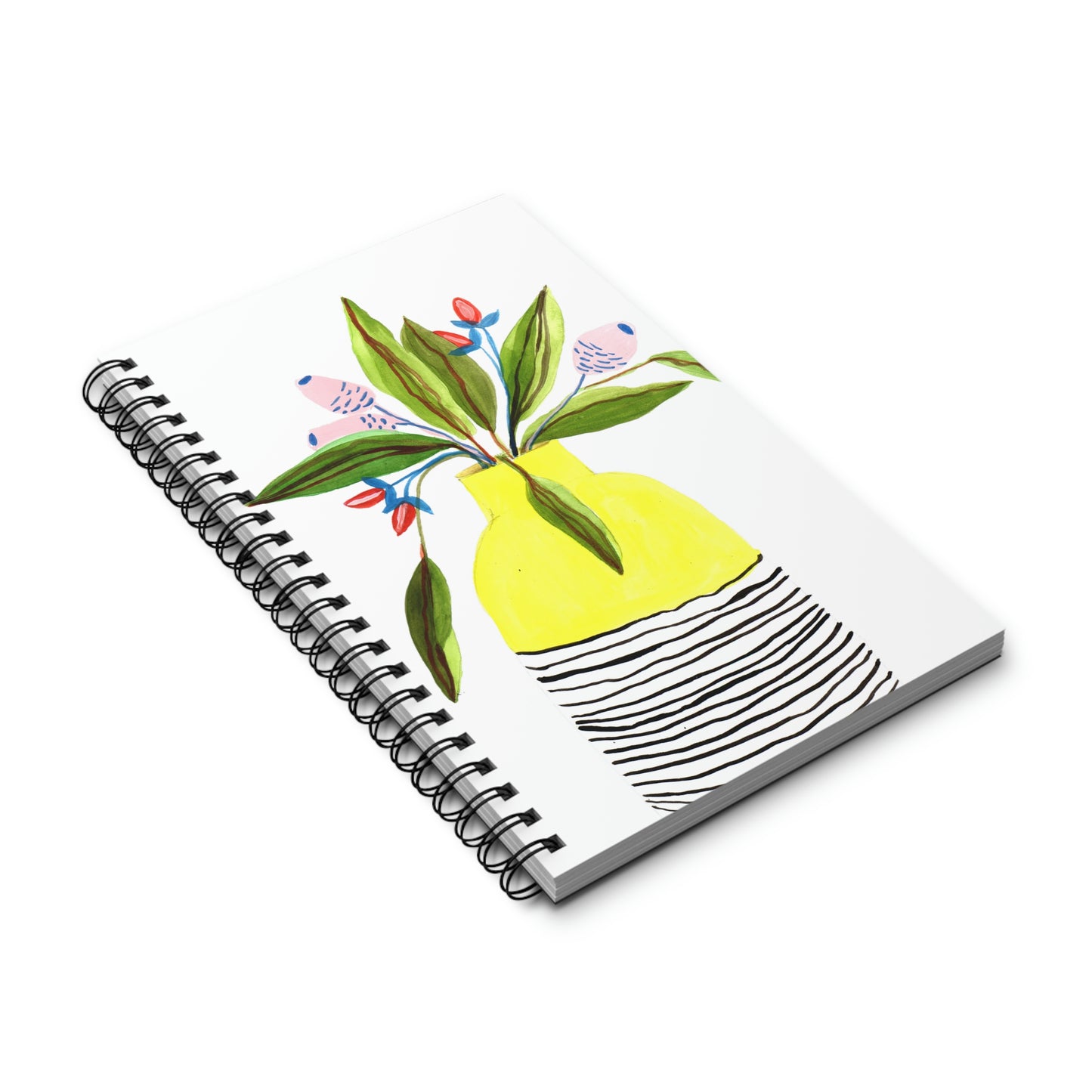 Florero tropical 1. Libreta con espiral.